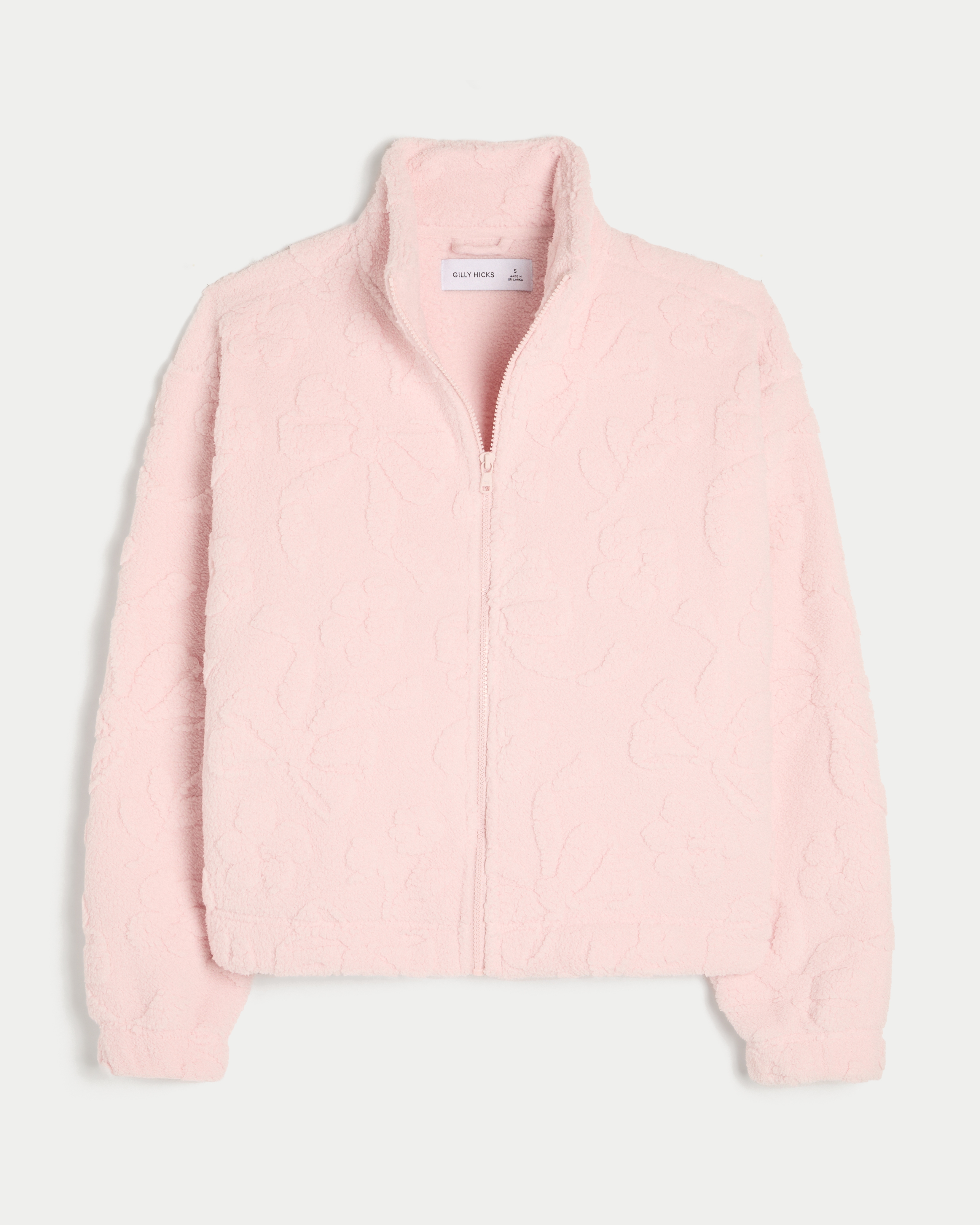 Gilly Hicks Sherpa Zip-Up Sweatshirt