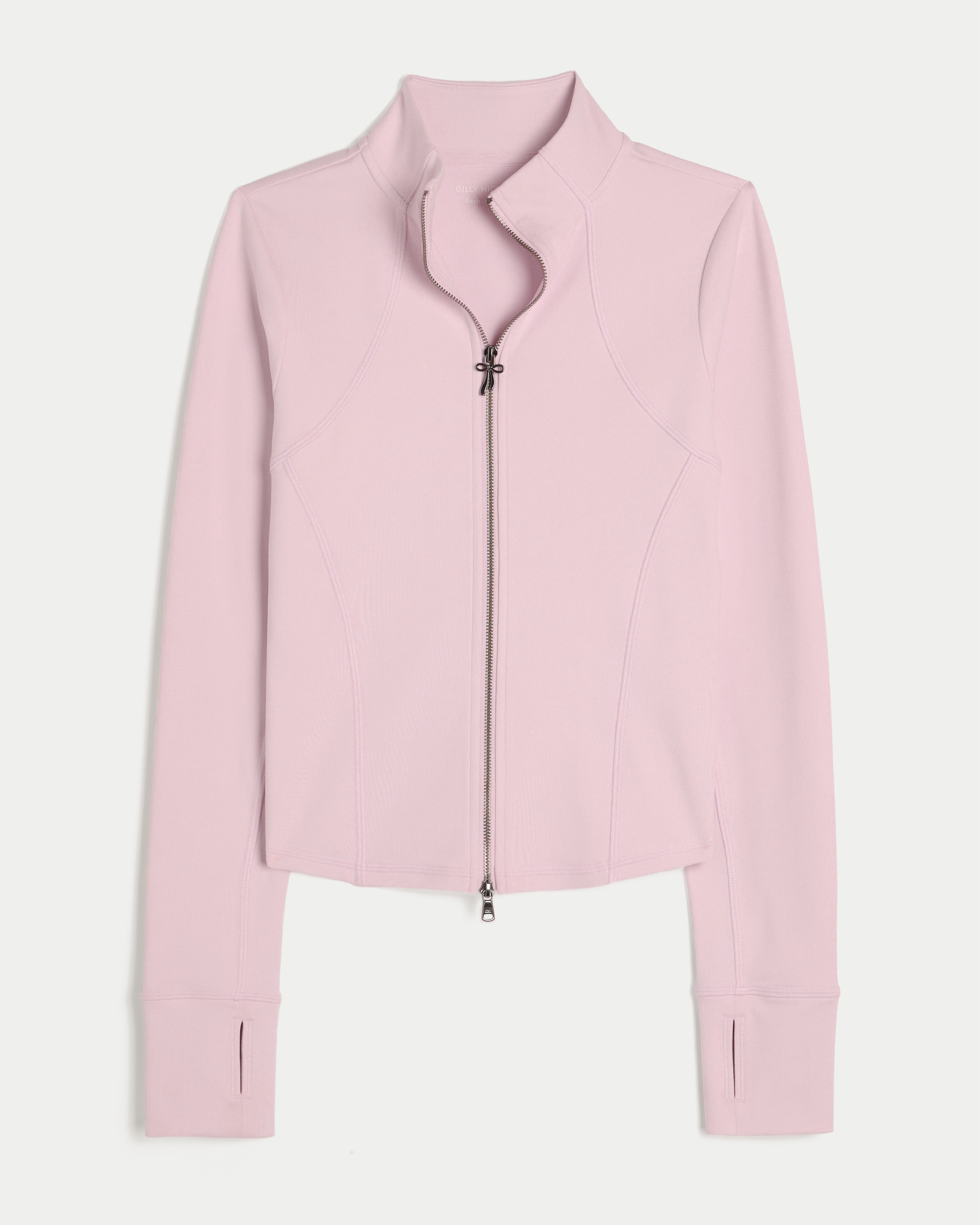 Gilly Hicks Active Recharge Bow Double Zip Jacket