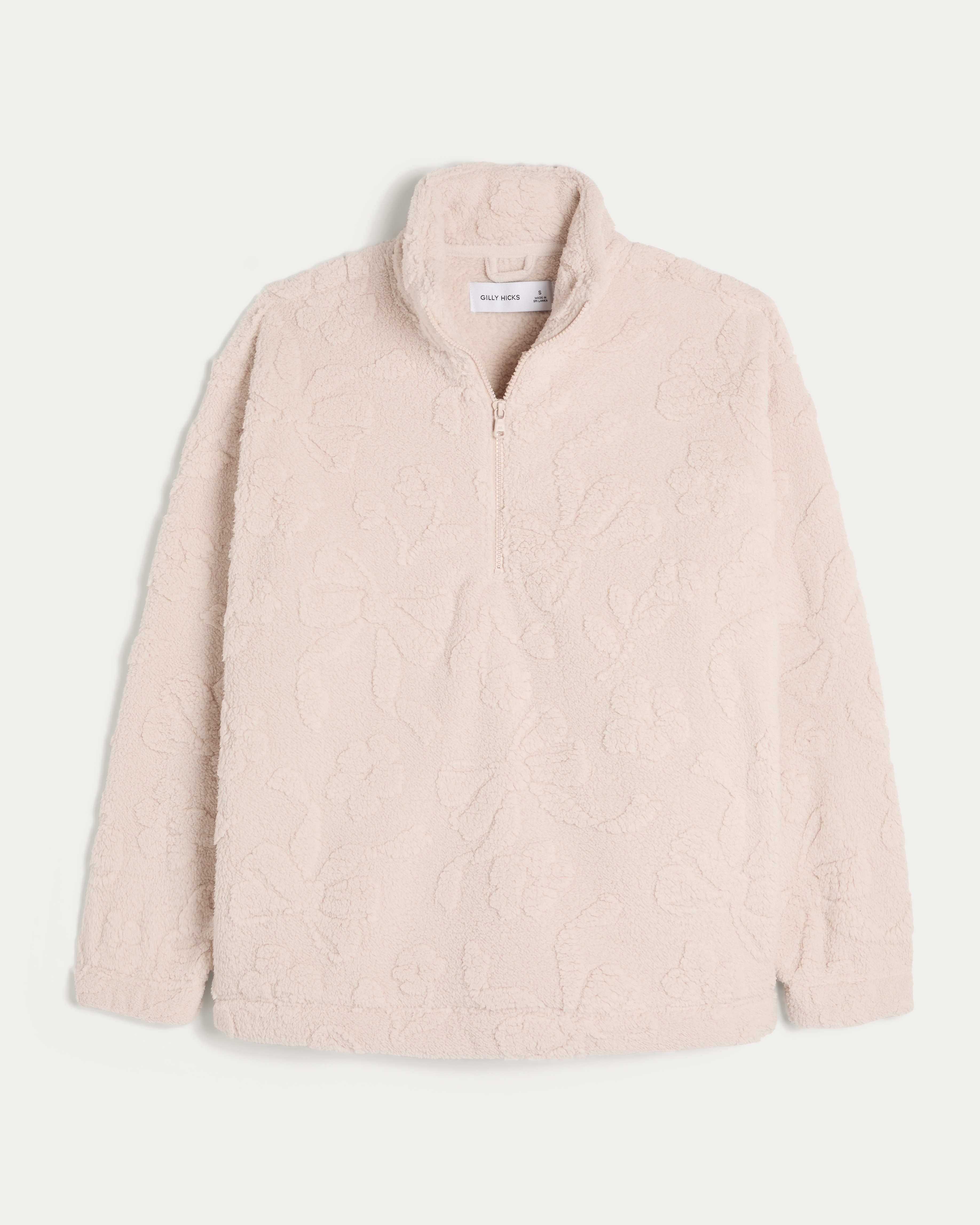 Gilly Hicks Sherpa Quarter-zip Sweatshirt