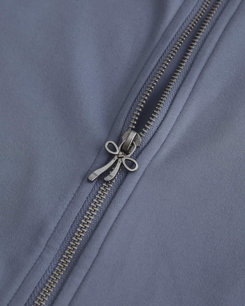 Gilly Hicks Active Recharge Side-Tie Zip-Up Jacket