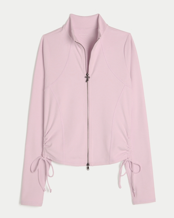 Gilly Hicks Active Recharge Side-Tie Zip-Up Jacket