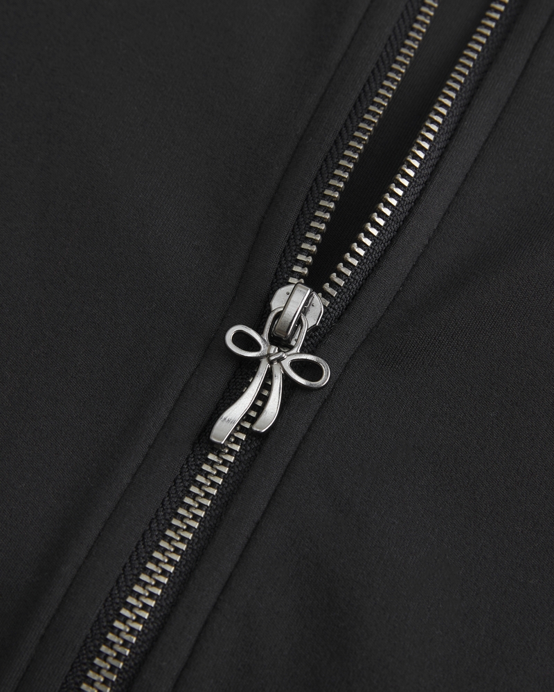 Gilly Hicks Active Recharge Side-Tie Zip-Up Jacket