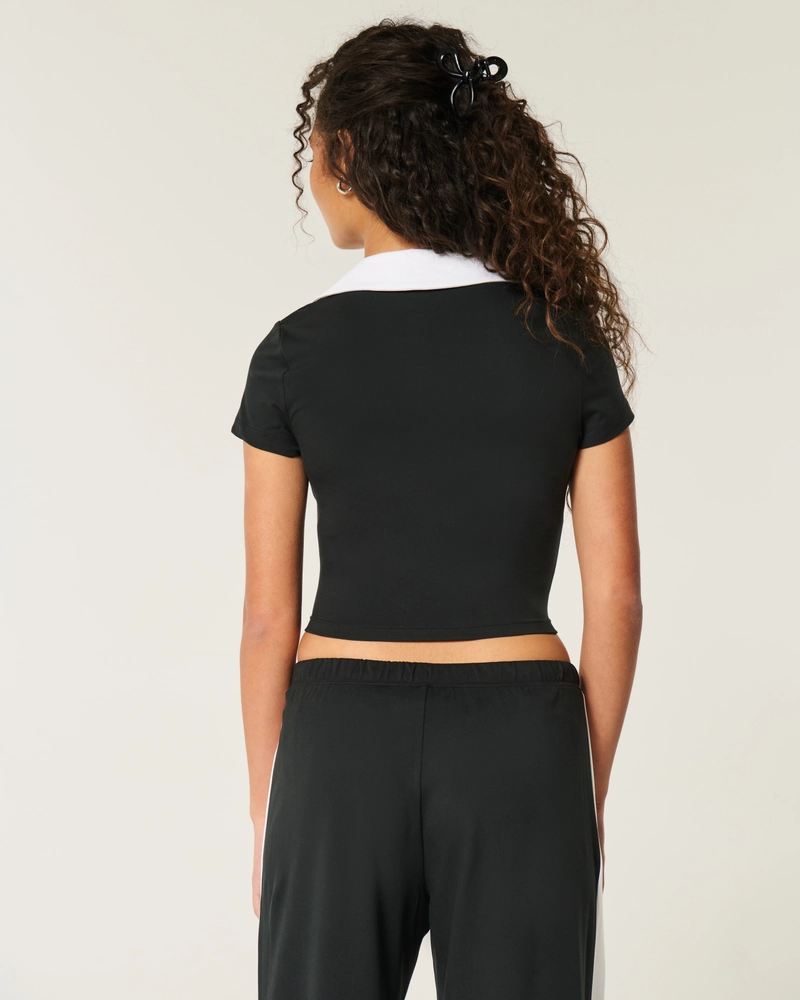 Gilly Hicks Active Short-Sleeve Polo