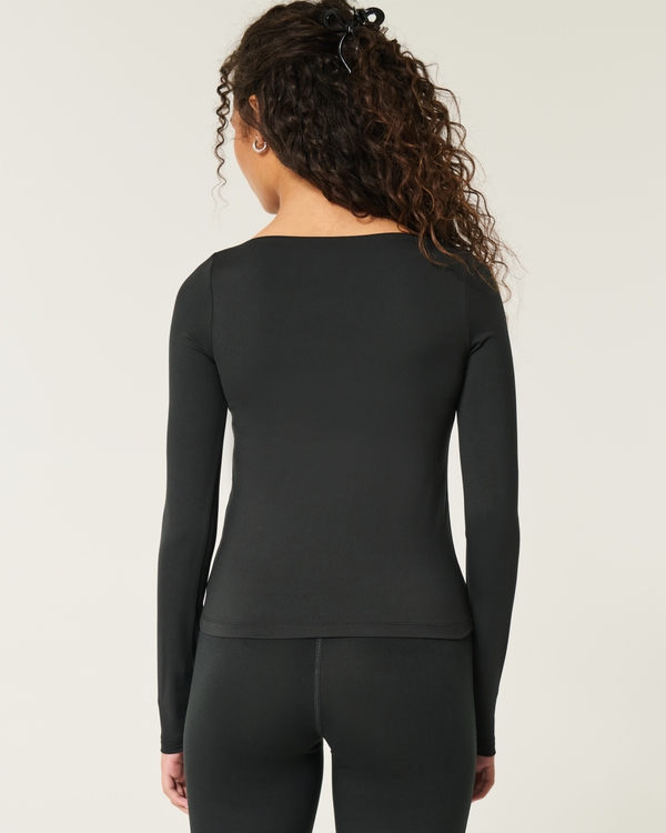 Gilly Hicks Active Henley, Black view 2