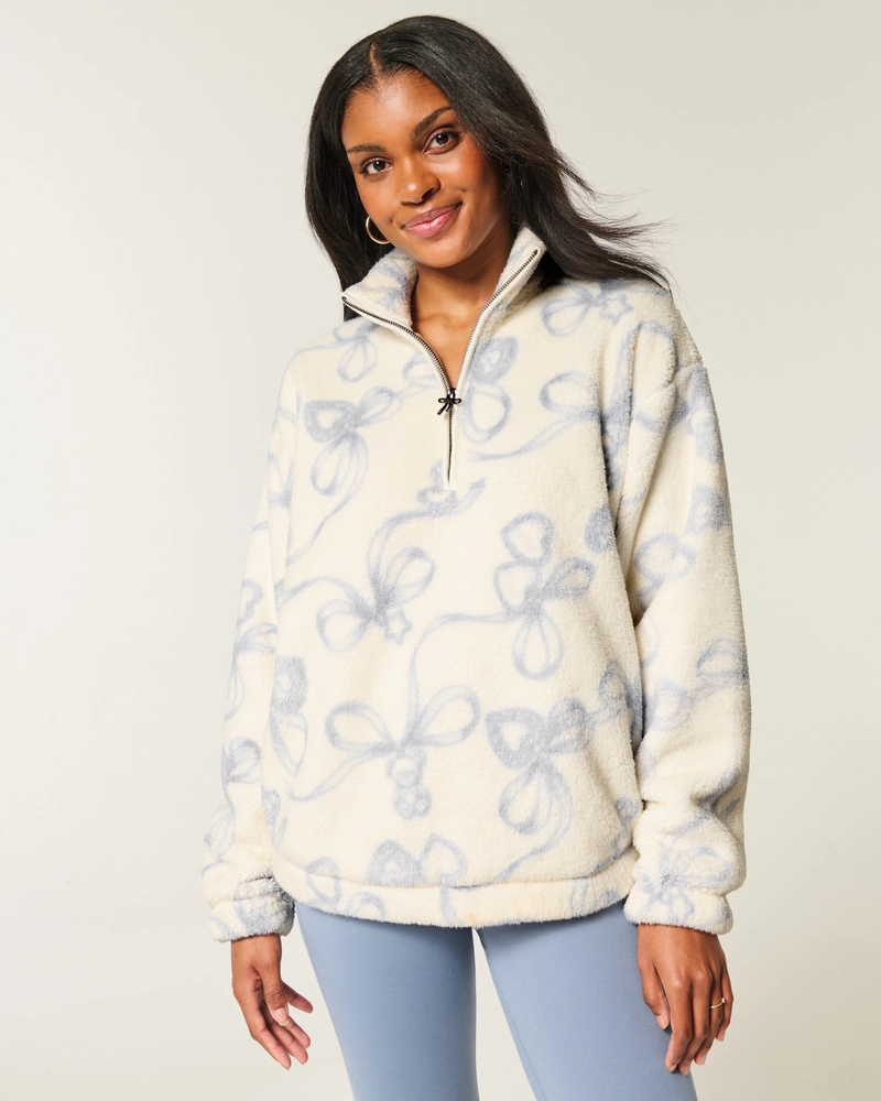 Gilly Hicks Cozy Zip-Up Sweatshirt