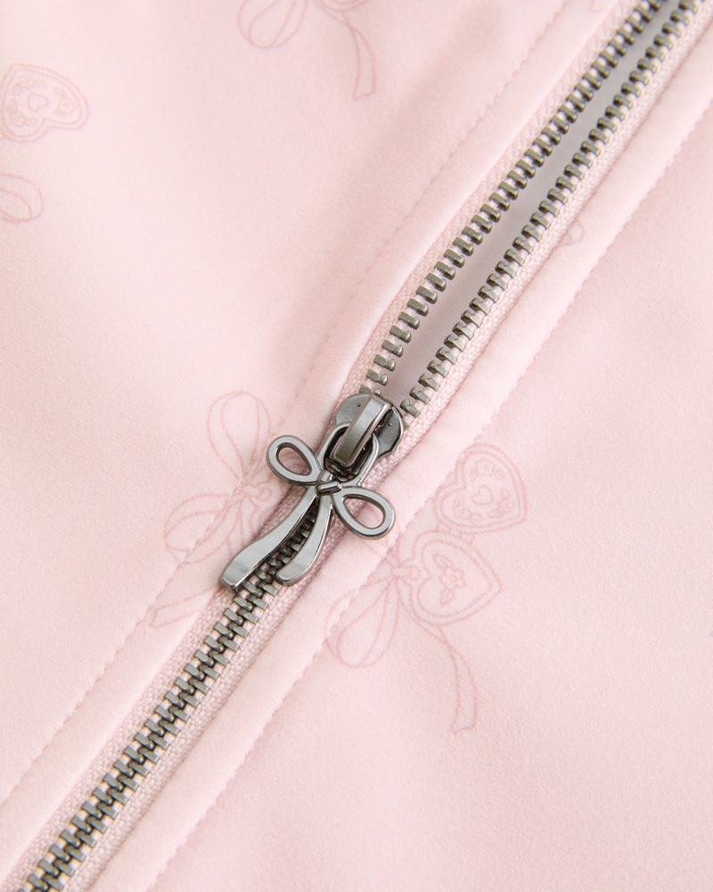 Gilly Hicks Active Recharge Side-Tie Zip-Up Jacket