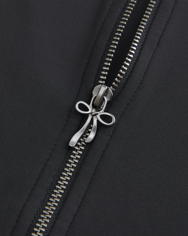 Gilly Hicks Active Recharge Side-Tie Zip-Up Jacket