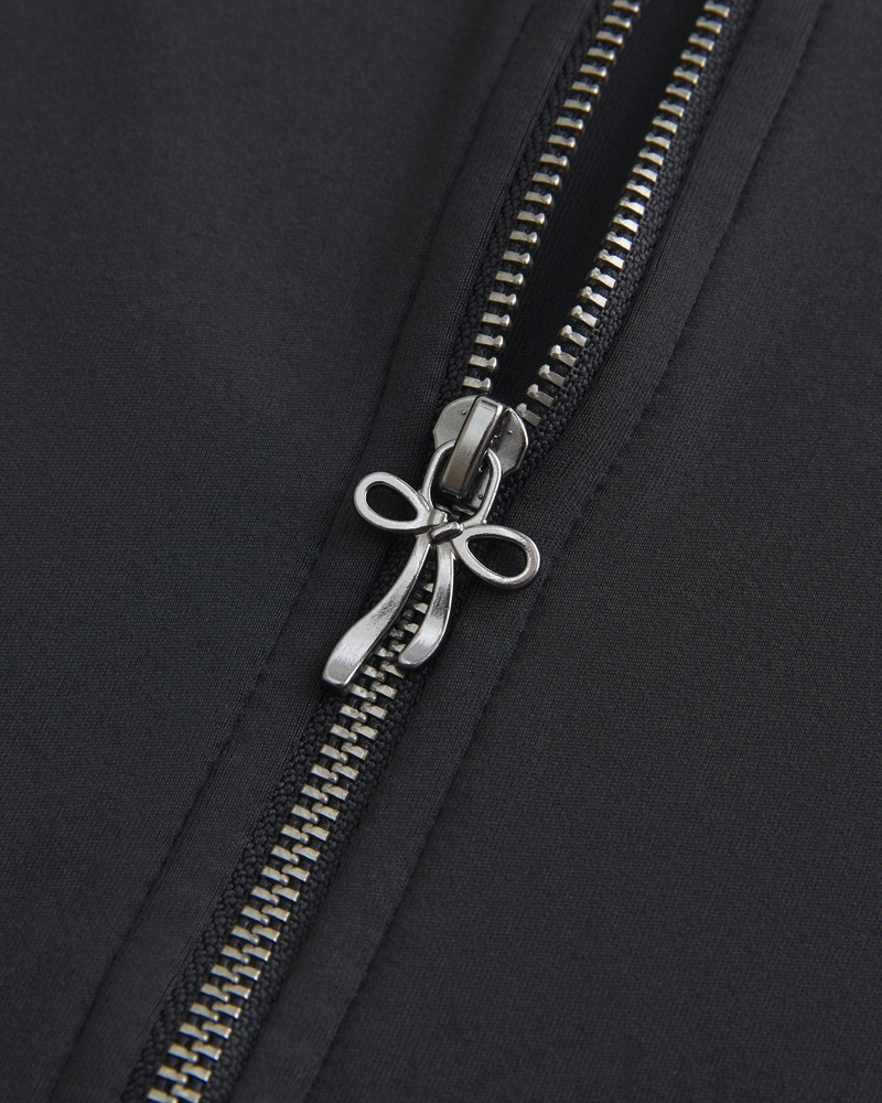 Gilly Hicks Active Recharge Side-Tie Zip-Up Jacket