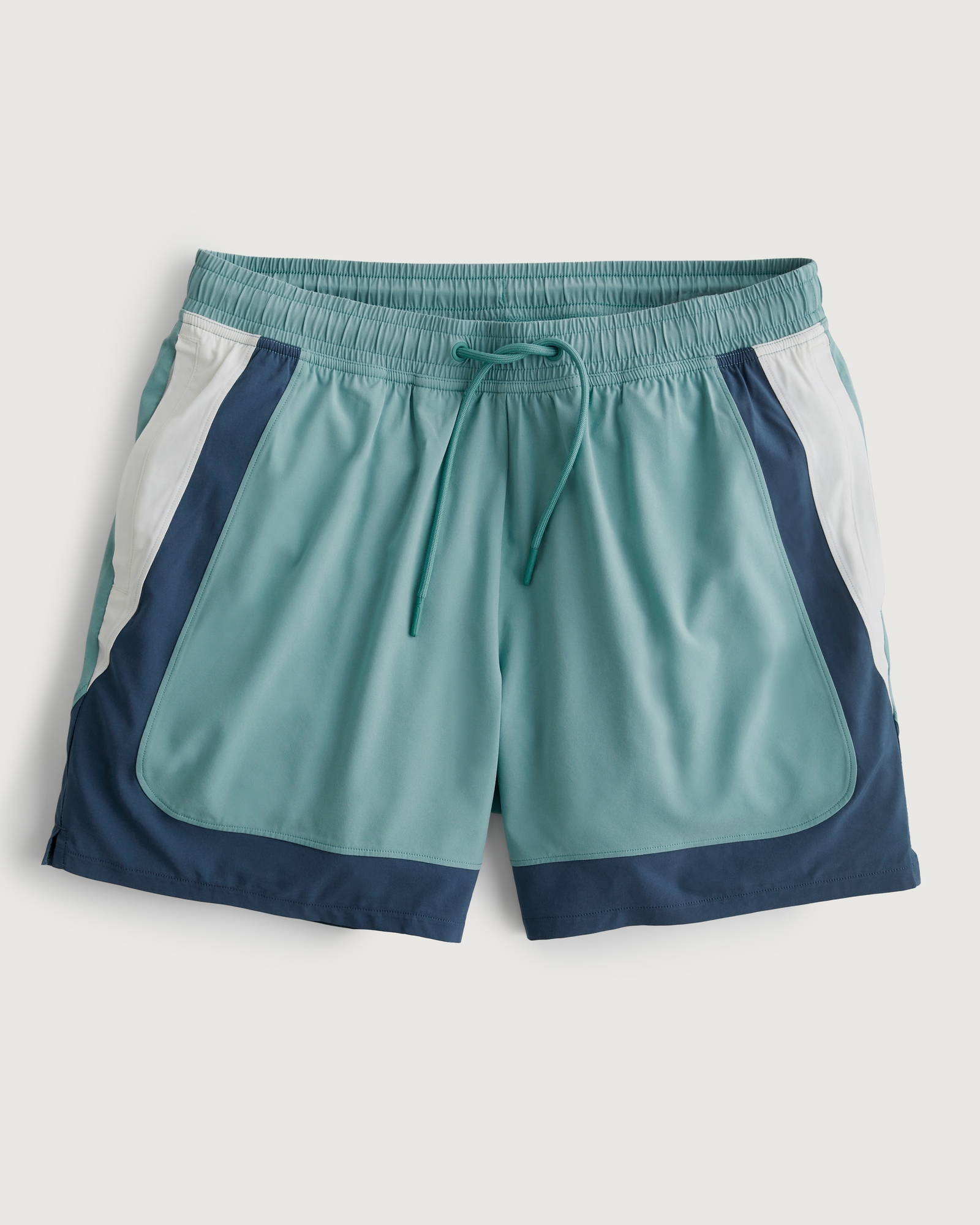 Men's Gilly Hicks Nylon-Lined Shorts in Mint Blue Size XL from Hollister Gilly Hicks