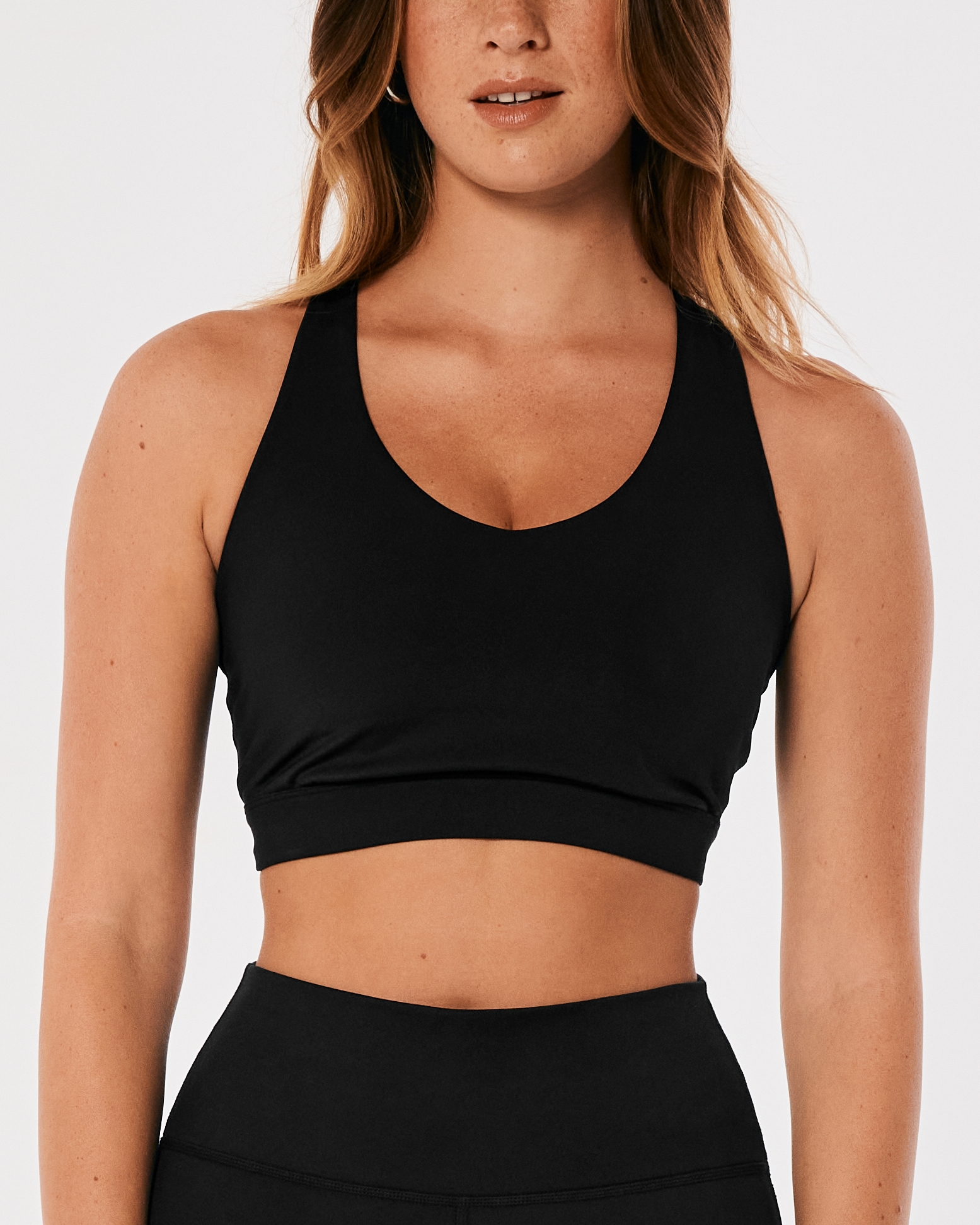 Gilly Hicks recharge cinch sports bra in black