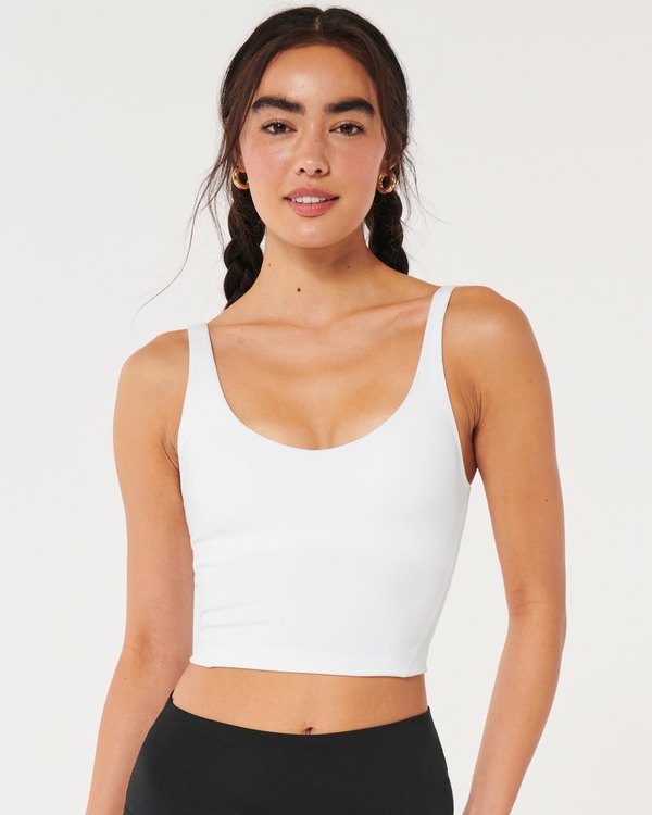 Womens Tank Tops - Cropped Tank Tops