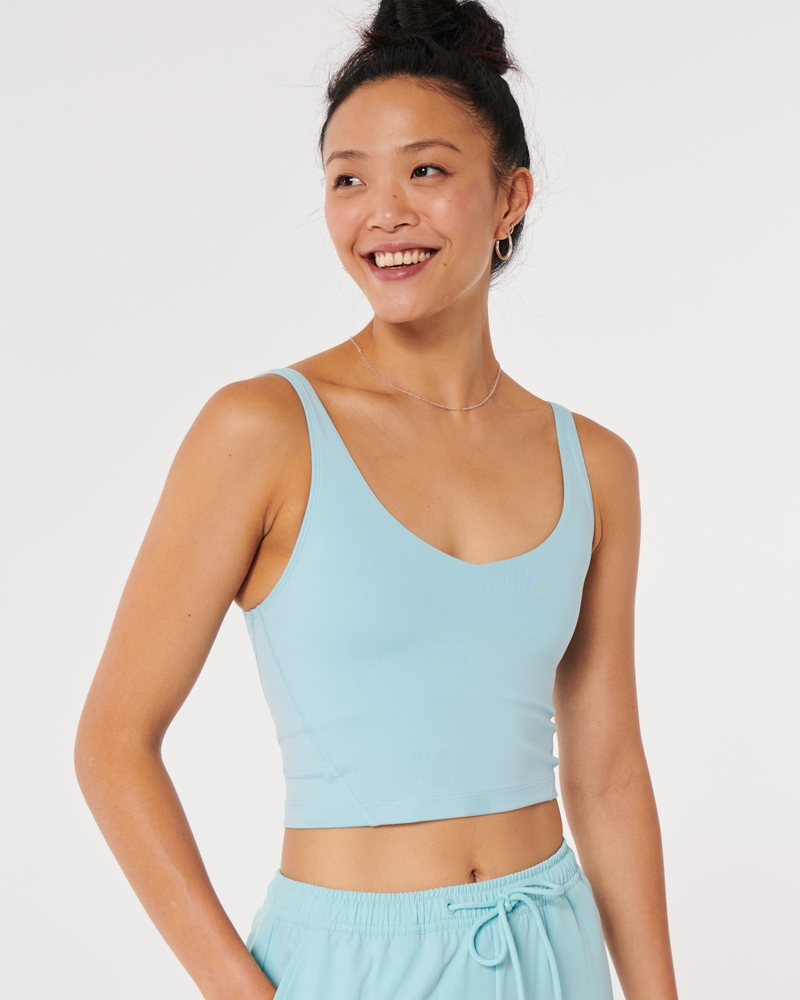 Women's Gilly Hicks Active Recharge Plunge Tank | Women's Workout Sets | HollisterCo.com