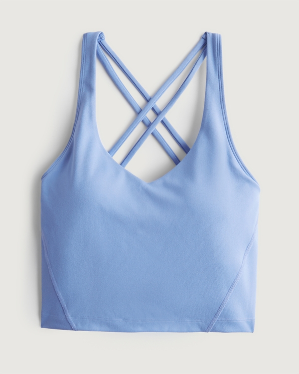 Women's Gilly Hicks Go Recharge Strappy Plunge Tank | Women's Tops | HollisterCo.com