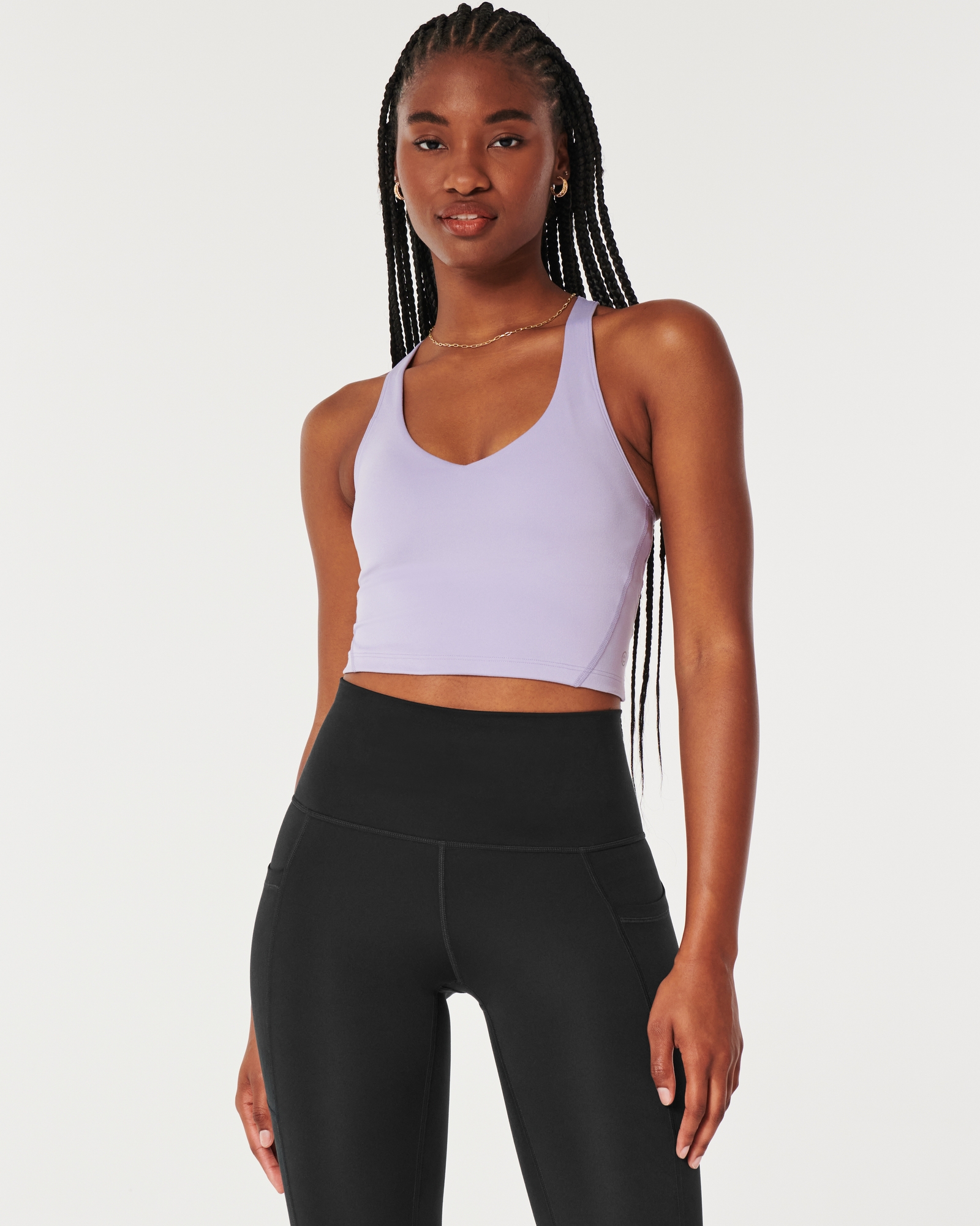 Hollister Gilly Hicks Go Boost Strappy Seamless Longline Sports