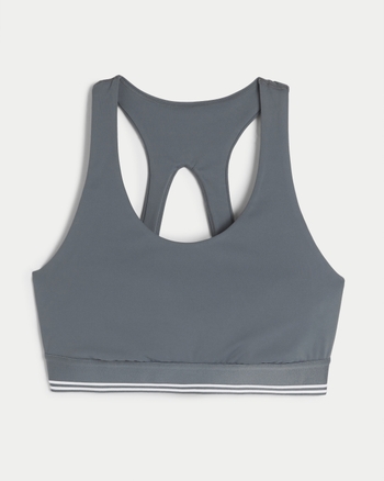 Gilly Hicks Sports Bra SMALL Hollister Heather Gray Racerback