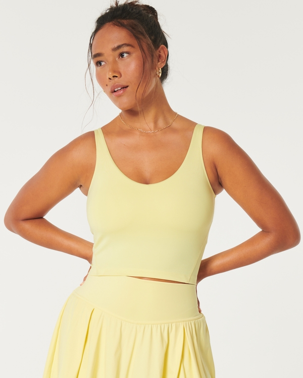 Gilly Hicks Active Recharge Plunge Tank, Lemonade Yellow