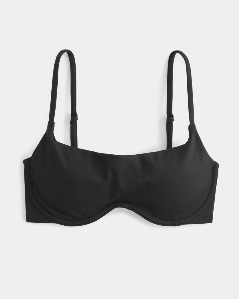 Black Unlined Sports Bras.