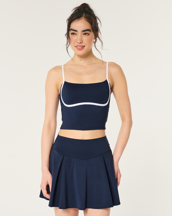Gilly Hicks Active Recharge Under-Bust Cami, Navy view 1