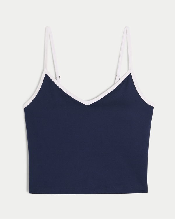 Gilly Hicks Active Recharge Plunge Cami, Navy