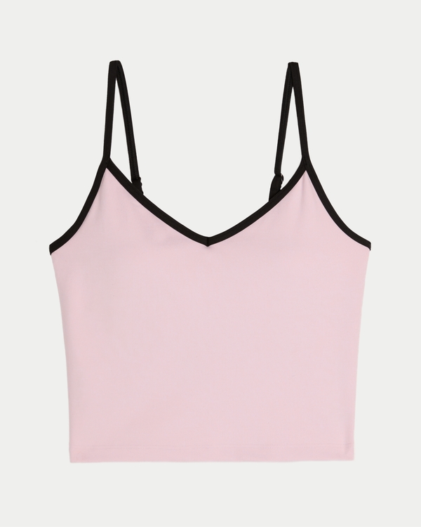 Gilly Hicks Active Recharge Plunge Cami, Petal Pink