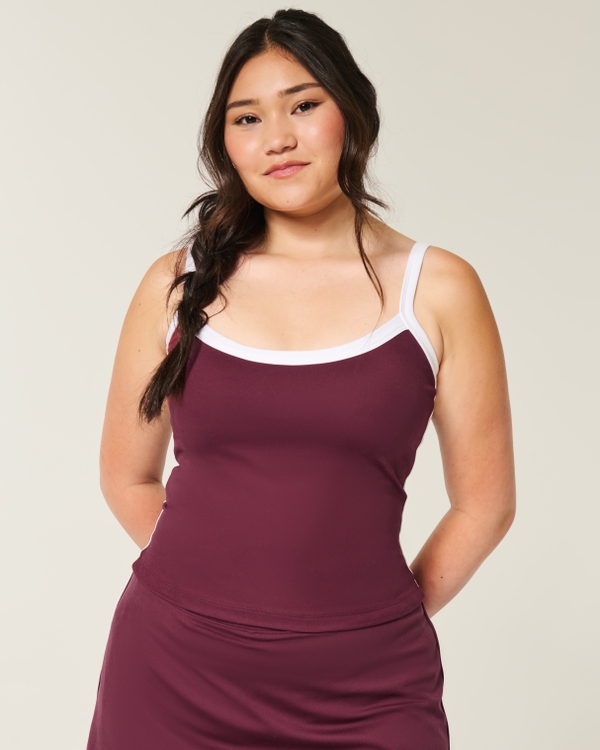 Gilly Hicks Active Recharge Cami, Mulberry view 1