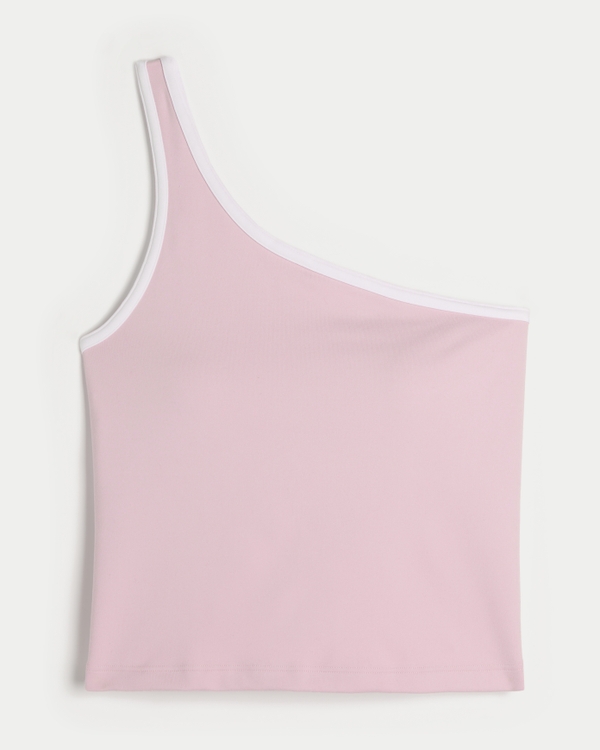 Gilly Hicks Active Recharge One-Shoulder Tank, Light Lilac view 1