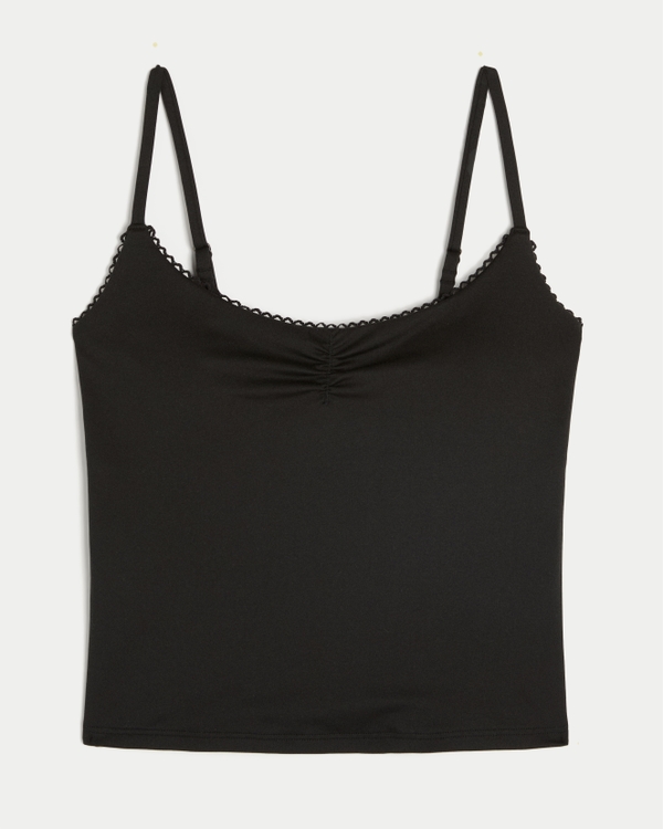 Gilly Hicks Active Recharge Cinch Tank, Black view 1