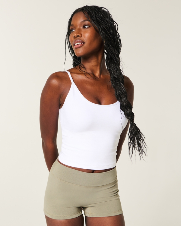 Must-Have Basics Strappy Back Tank, White view 1
