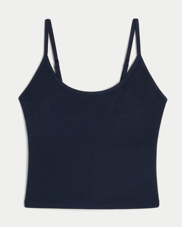 Must-Have Basics Strappy Back Tank, Navy view 1