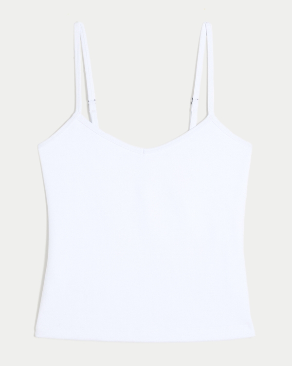Must-Have Basics Baby V-Neck Cami, White view 1
