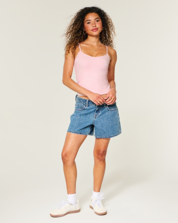 Must-Have Basics Baby V-Neck Cami, Light Pink view 2