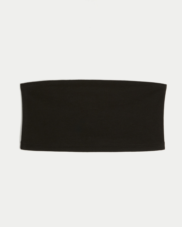 Must-Have Basics Bandeau Bra Top, Black view 1
