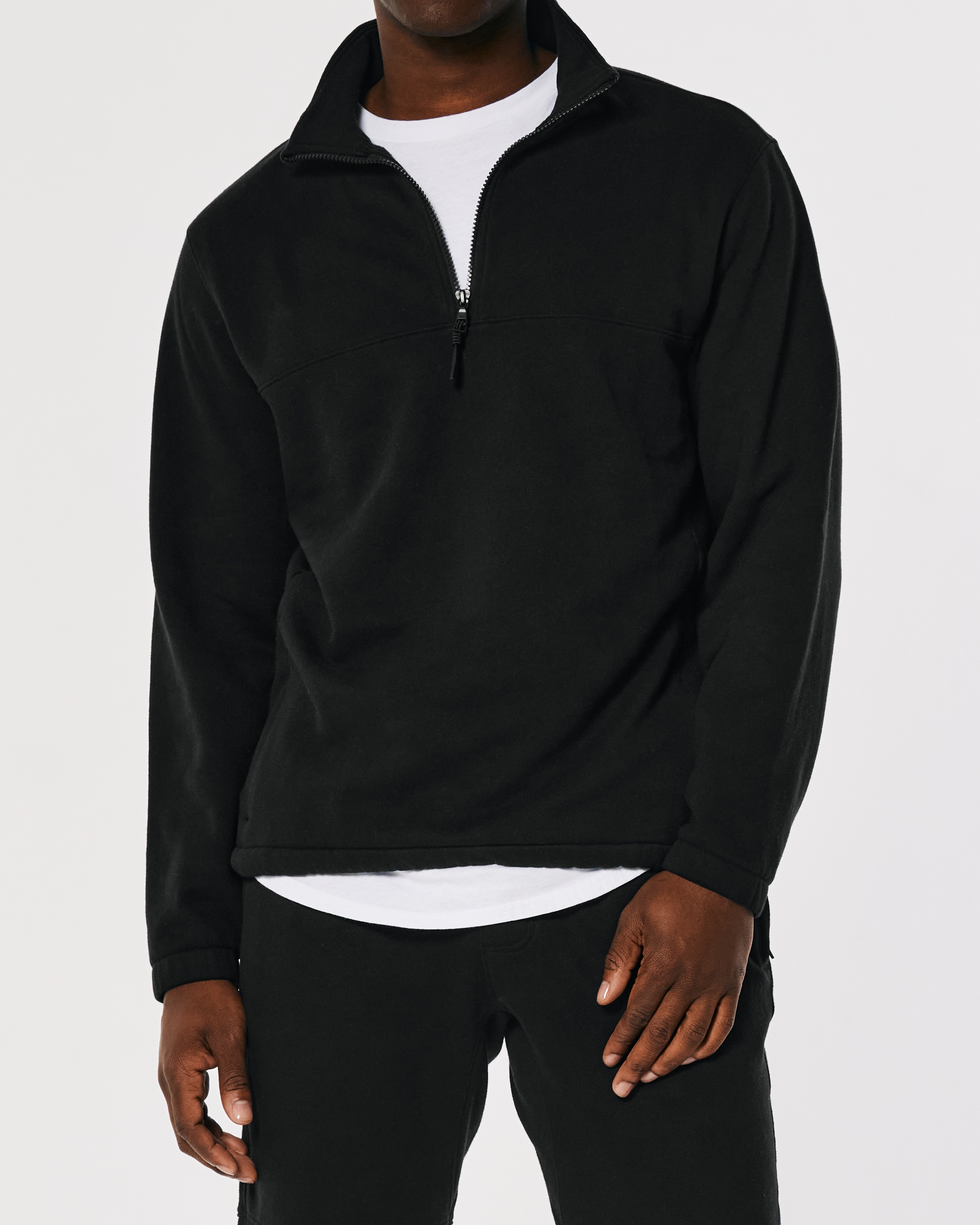 Hollister Gilly Hicks Textured Fleece Zip-Up