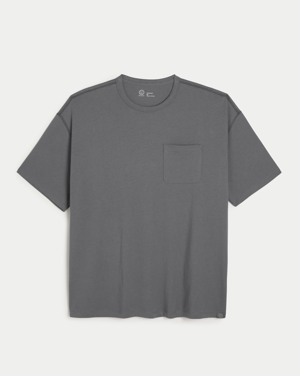 Gilly Hicks Oversized Pocket Tee, Grey