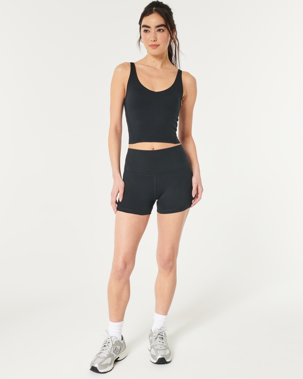 Gilly Hicks Active Recharge High-Rise Shortie 3", Black view 2