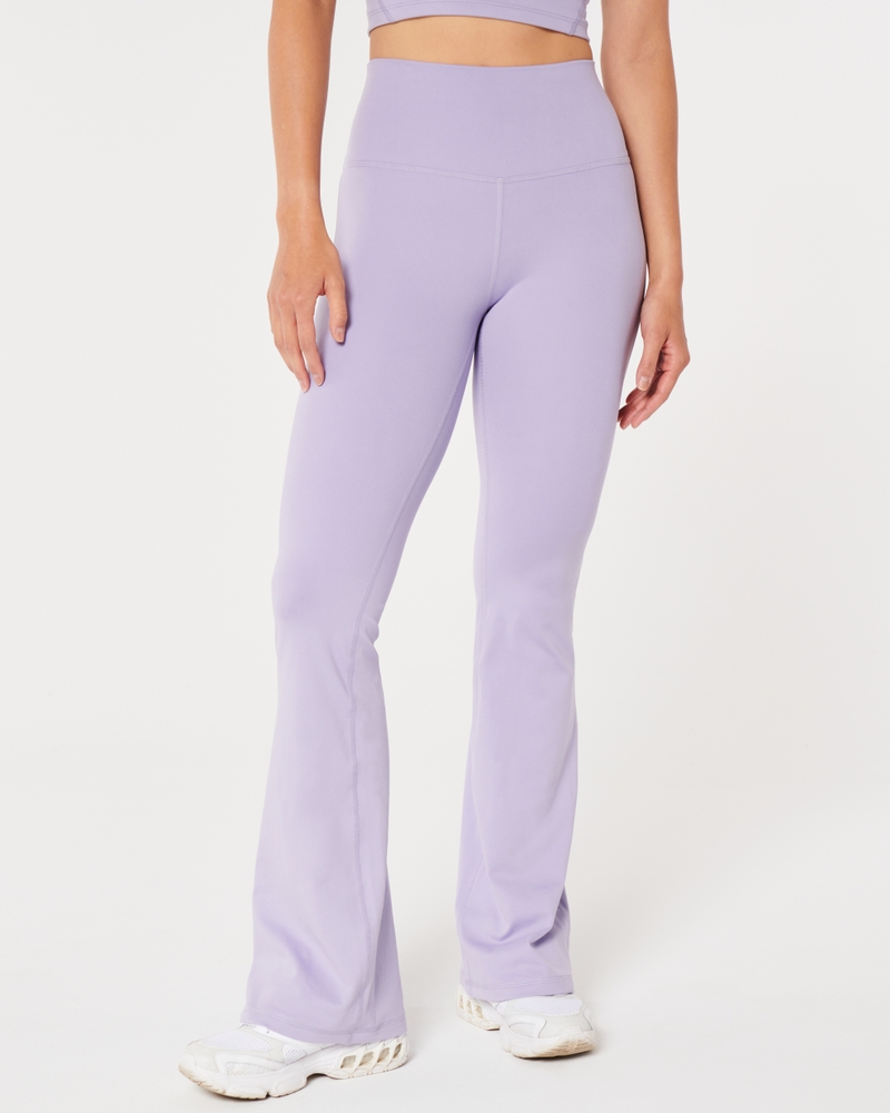 Hollister Gilly Hicks Active Recharge High-rise Flare Leggings in Purple