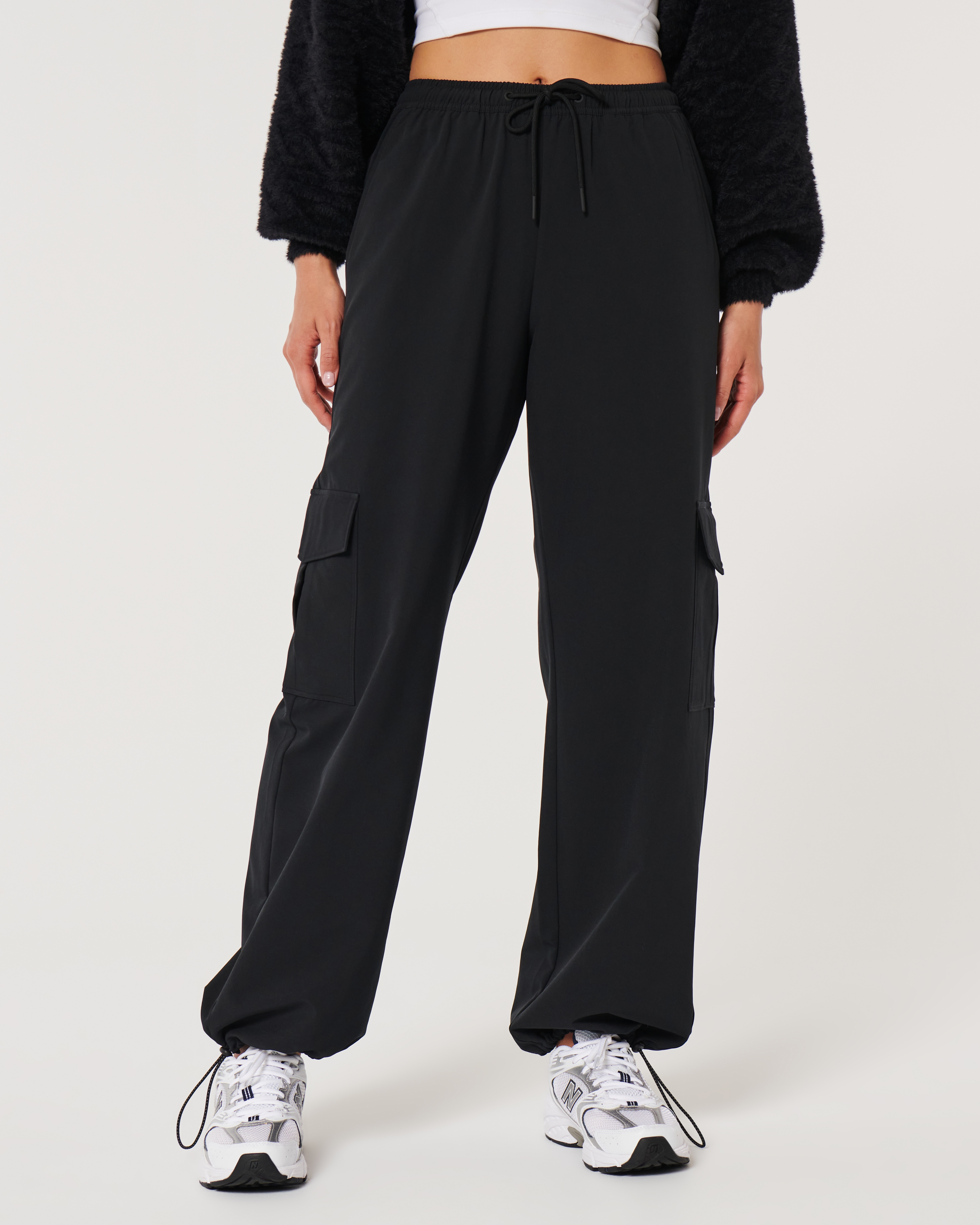 Gilly Hicks Active Fleece-Lined Cargo Pants