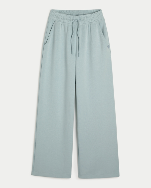Gilly Hicks Active Cooldown Wide-Leg Pants, Light Blue