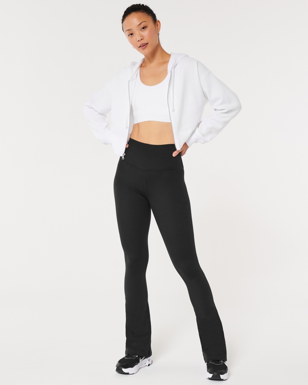 Hollister Gilly Hicks Active Recharge High-rise Mini Flare Leggings in Grey