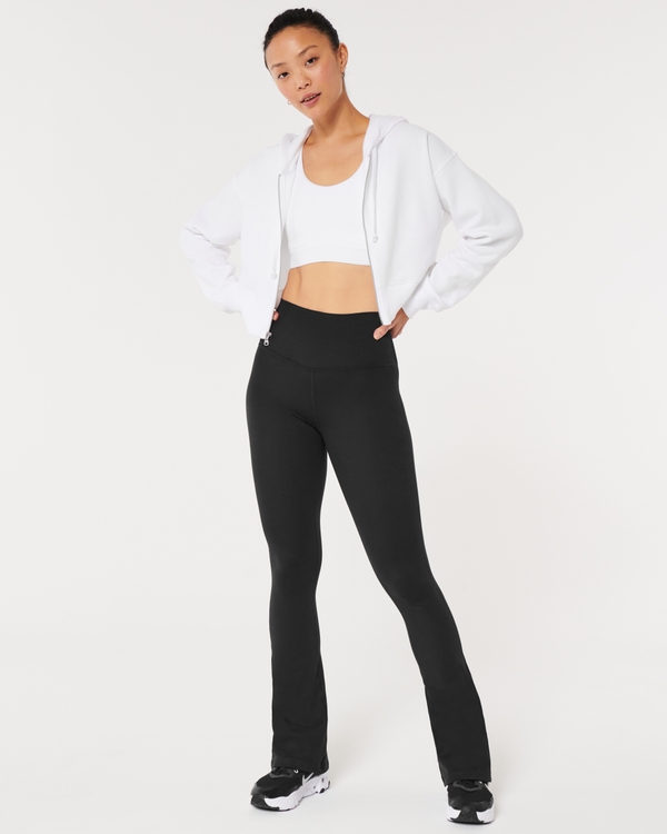 Hollister Co. ULTRA HIGH-RISE FLARED LEGGINGS - Leggings - Hosen - CASUAL  BLACK/schwarz 