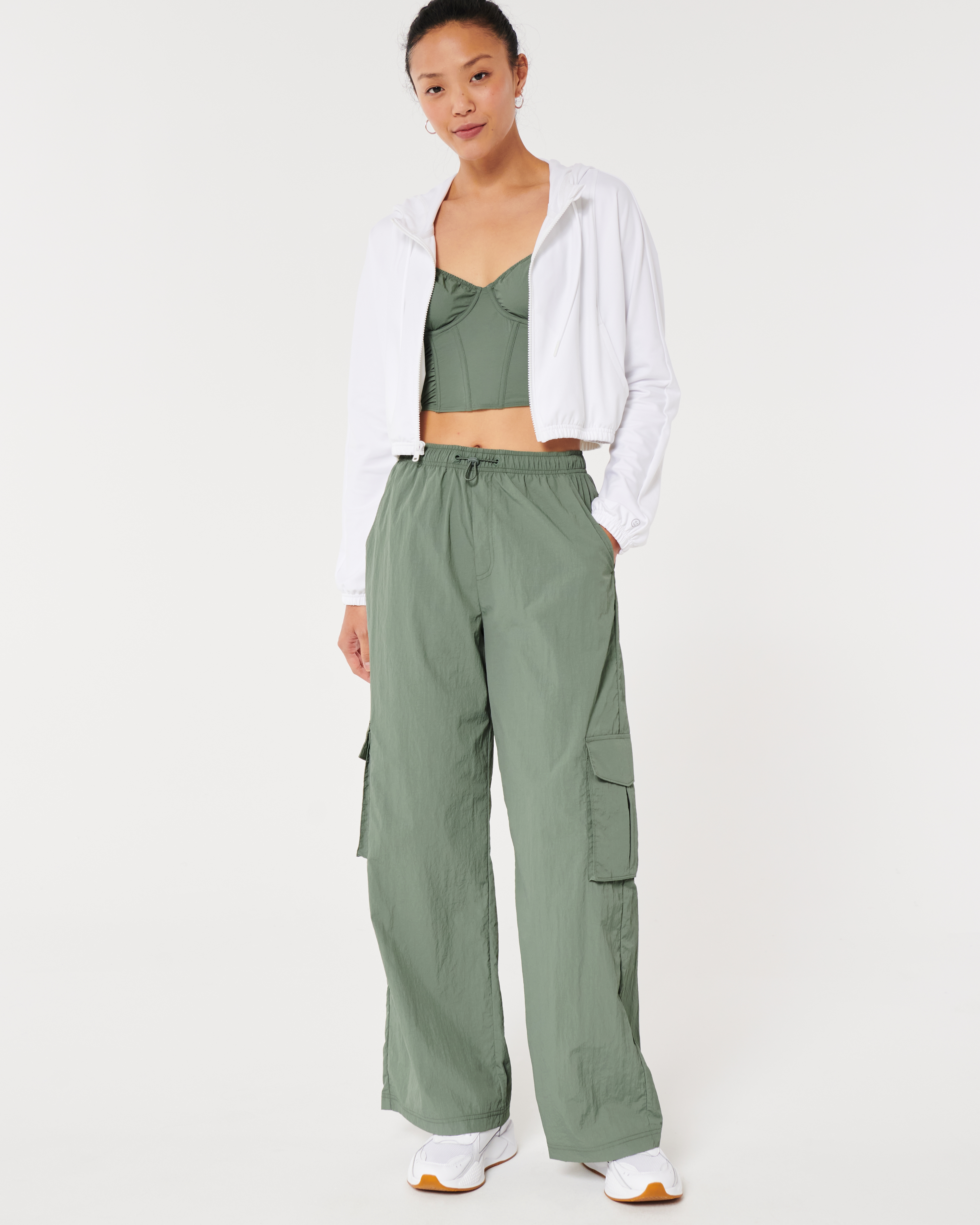 Gilly Hicks Active Cargo Parachute Pants