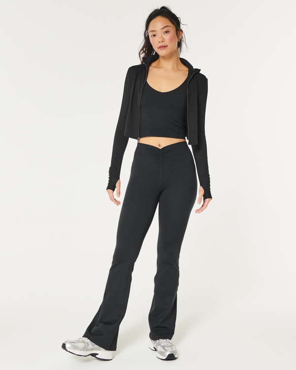 Hollister Ultra High-rise Crossover Leggings in Black