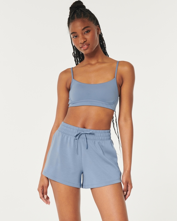 Hollister Gilly Hicks Active Cotton Blend Shorts