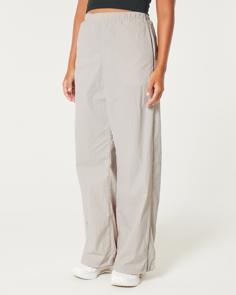 Gilly Hicks Active Tipped Crinkle Parachute Pants