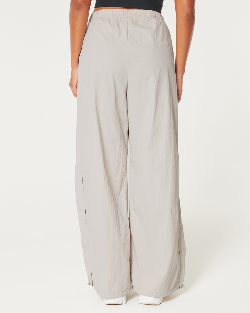 Gilly Hicks Active Tipped Crinkle Parachute Pants