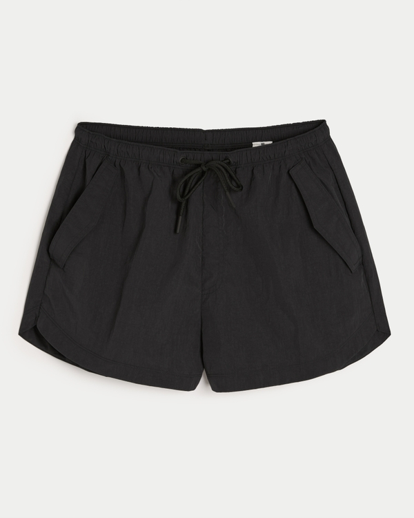 Gilly Hicks Active Parachute Shorts, Black