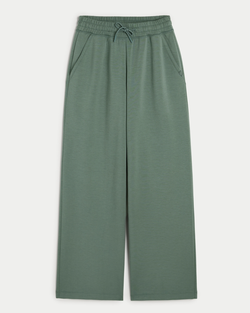 パンツ NICK&NICOLE CARGO STRING WIDE PANTS 5BJH640 Women's Gilly Hicks Active Cooldown Wide-Leg Pants | Women's
