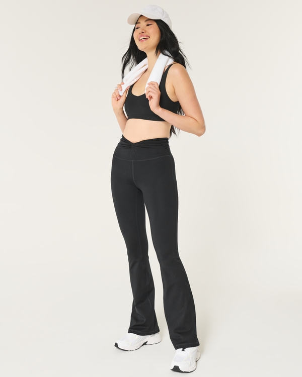 Hollister black leggings best sale