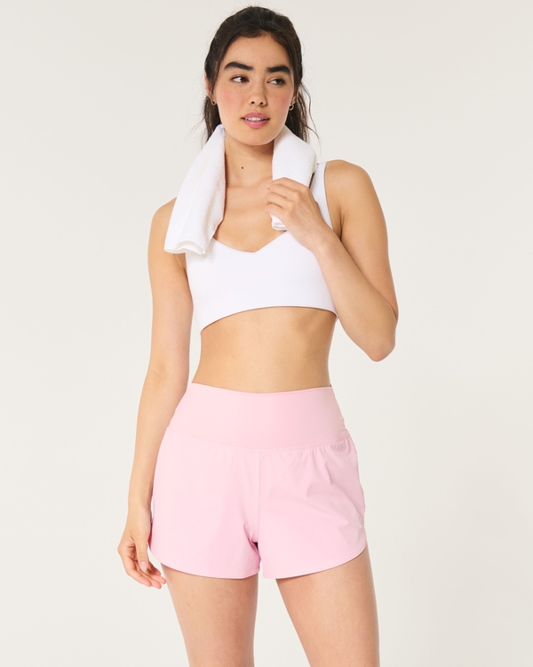 Gilly Hicks Active Running Shorts, Charm Pink