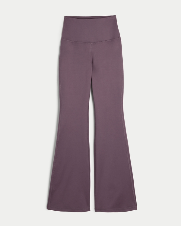 Gilly Hicks Active Recharge Flare Leggings, Dark Mauve view 1